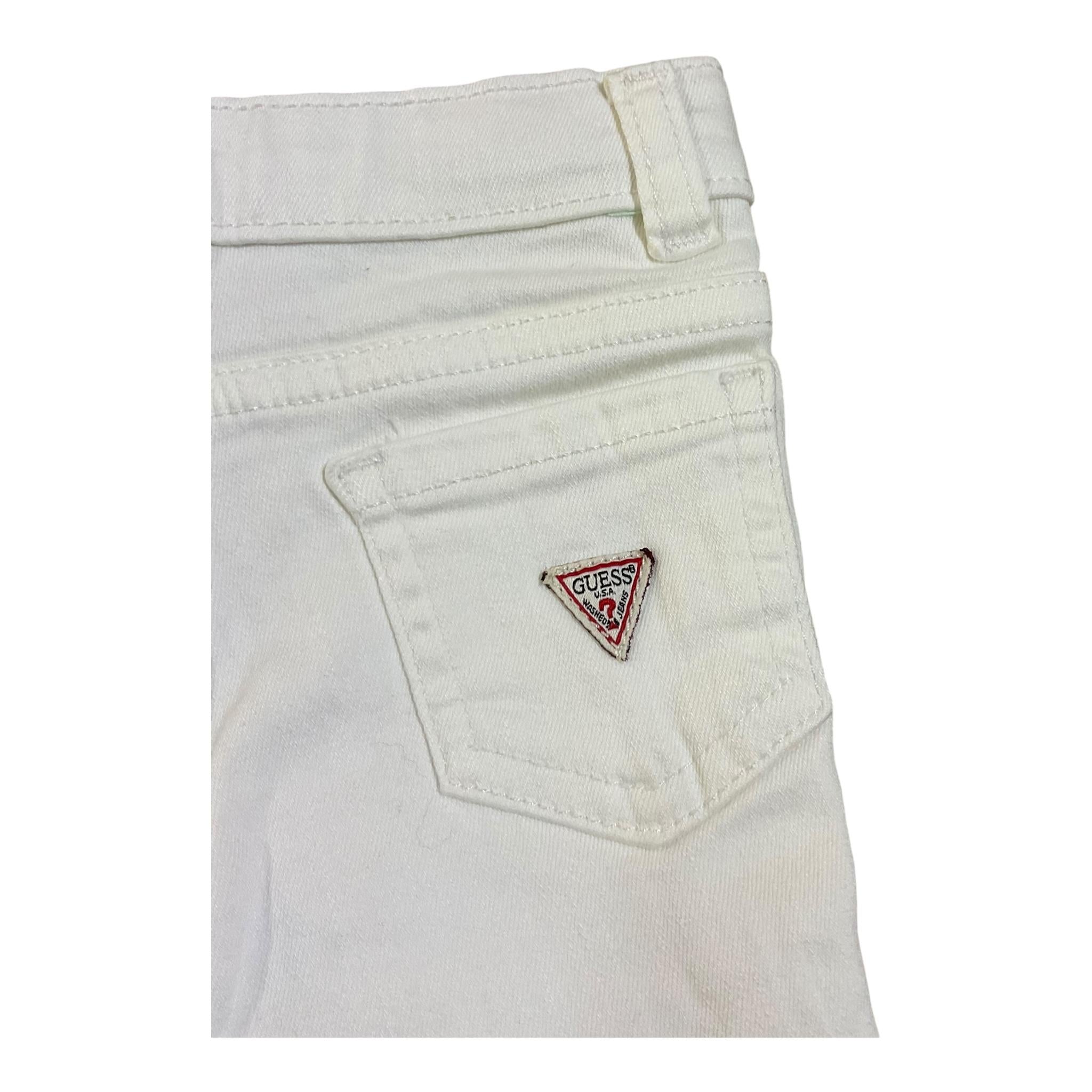 Guess Bermuda Tinta Unita con Girovita Regolabile per Neonato K4RD07WE620 BIANCO GUESS 