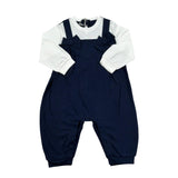 Il Gufo Tutina Bicolore con Fiocchi per Neonata P18TL089M0014 BIANCO/BLU IL GUFO 