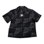 Do Not Conform Camicia Mezza Manica Tinta Unita Stampa Fantasia per Bambino DCA NERO DO NOT CONFORM 