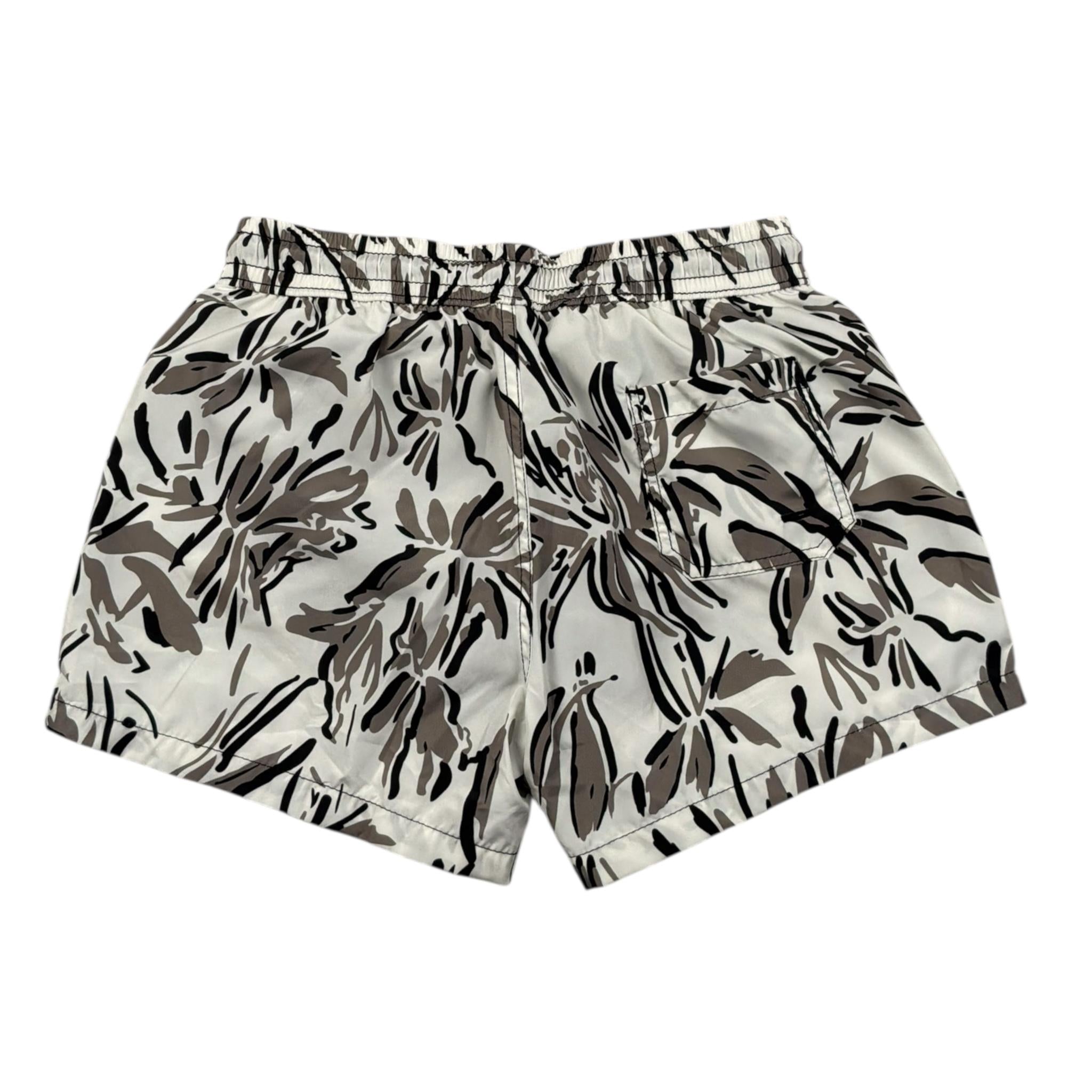 Paolo Pecora Costume Modello Boxer Tinta Unita con Stampe per Bambino PP2004X PANNA PAOLO PECORA 