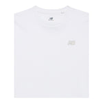 New Balance T-Shirt Girocollo Tinta Unita con Logo per Bambino LAKB0001 BIANCO NEW BALANCE 