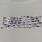 Liu Jo T-Shirt Tinta Unita con Brillantini per Bambina KA5095 BIANCO LIU JO 
