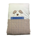 NINNAOH coperta tinta unita con fantasia e stampa Bianco per Neonato I23COP202I BIANCO NINNAOH 