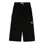 Calvin Klein Pantalone Tinta Unita Modello Palazzo per Bambina IG0IG02513 NERO CALVIN KLEIN 