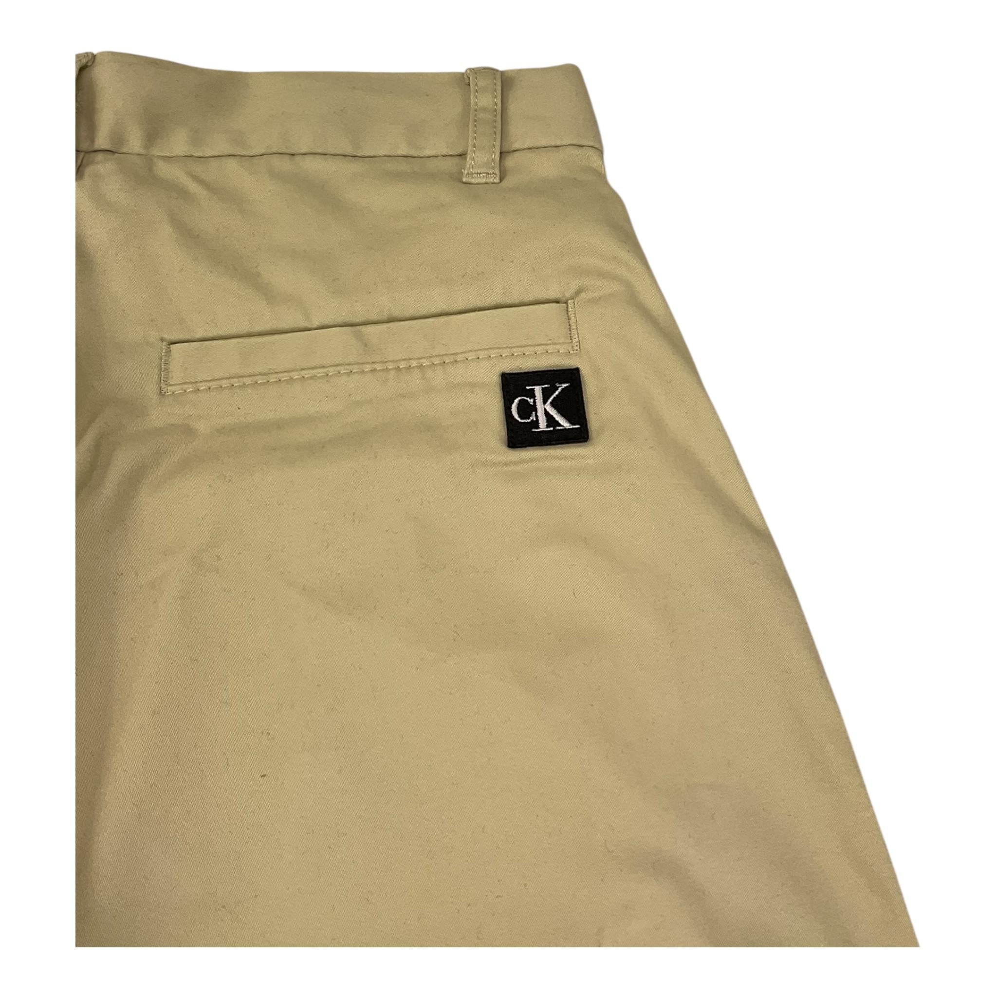 Calvin Klein Pantalone Tinta Unita con Girovita Regolabile per Bambino IB0IB02093 VERDE CALVIN KLEIN 