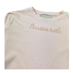 Trussardi Shirt Girocollo Tinta Unita con Logo per Bambina TGP26013TS ROSA TRUSSARDI 
