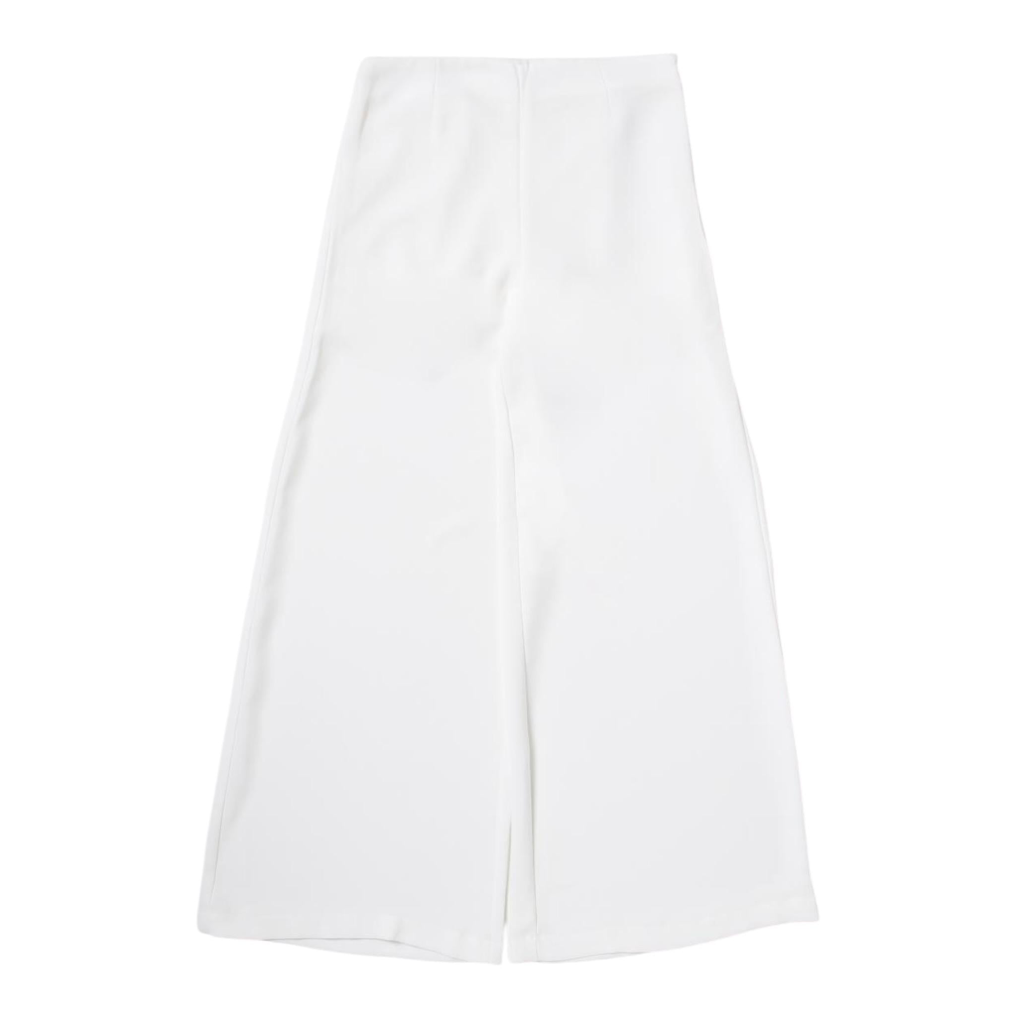 Liu Jo Pantalone Tinta Unita Modello A Palazzo per Bambina GA3015T4508 BIANCO LIU JO 