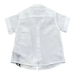 Iceberg Camicia Mezza Manica Tinta Unita con Logo per Neonato CMICE5111BXX BIANCO ICEBERG 