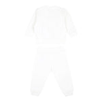 MOSCHINO completo 2 pezzi felpa-pantalone tinta unita Bianco per Neonato MUK051 BIANCO MOSCHINO 