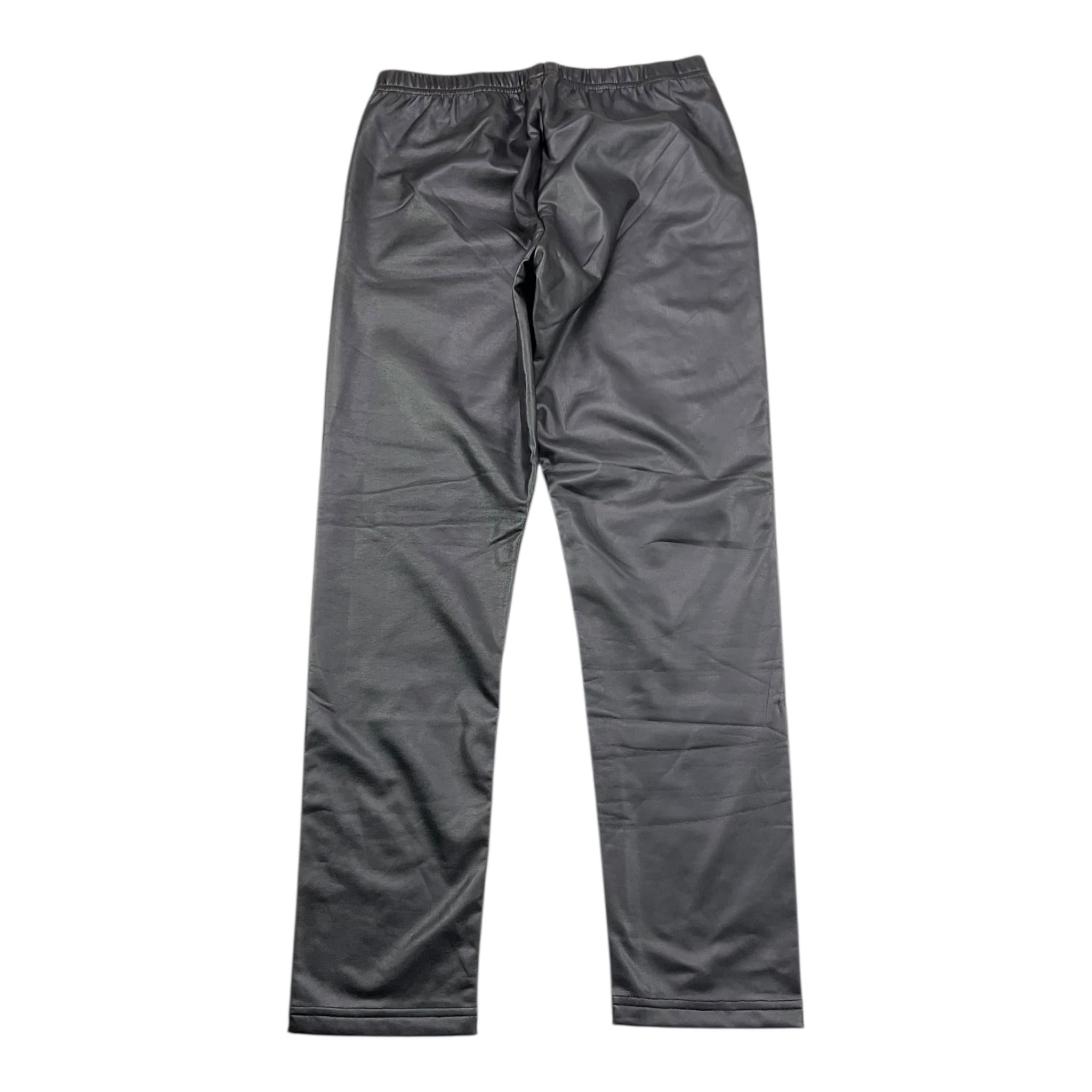 KAOS leggins in ecopelle tinta unita Nero per Bambina KS013 NERO KAOS 