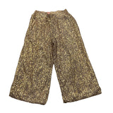 VICOLO pantalone tinta unita modello palazzo con paillettes Oro per Bambina 3141P000173 ORO VICOLO 