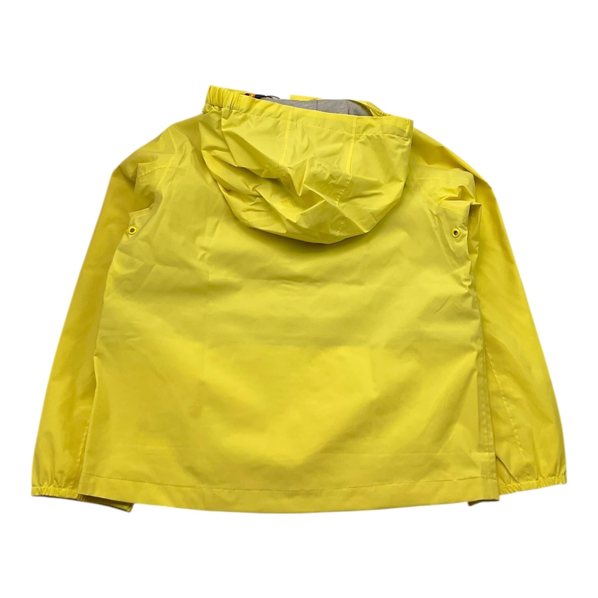 K-Way Giubbino Tinta Unita con Zip E Cappuccio per Bambino K41335W GIALLO K-WAY 