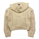 MSGM maglia tinta unita con cappuccio Panna per Bambina F3MSJGJP210 PANNA MSGM 