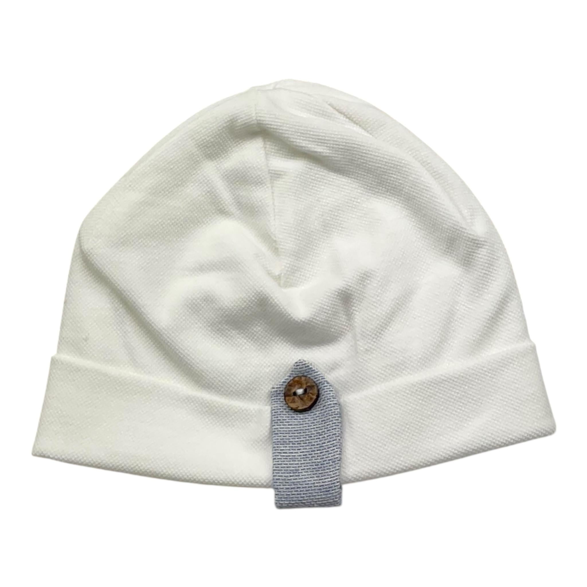 Barcellino Cappello Tinta Unita per Neonato 120105 BIANCO BARCELLINO 
