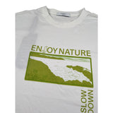 Jeckerson T-Shirt Girocollo Tinta Unita con Stampa per Bambino J3871 BIANCO JECKERSON 