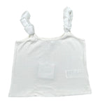 Lu Lu By Miss Grant Top Tinta Unita A Bretelle per Bambina LL3501 BIANCO LU LU BY MISS GRANT 