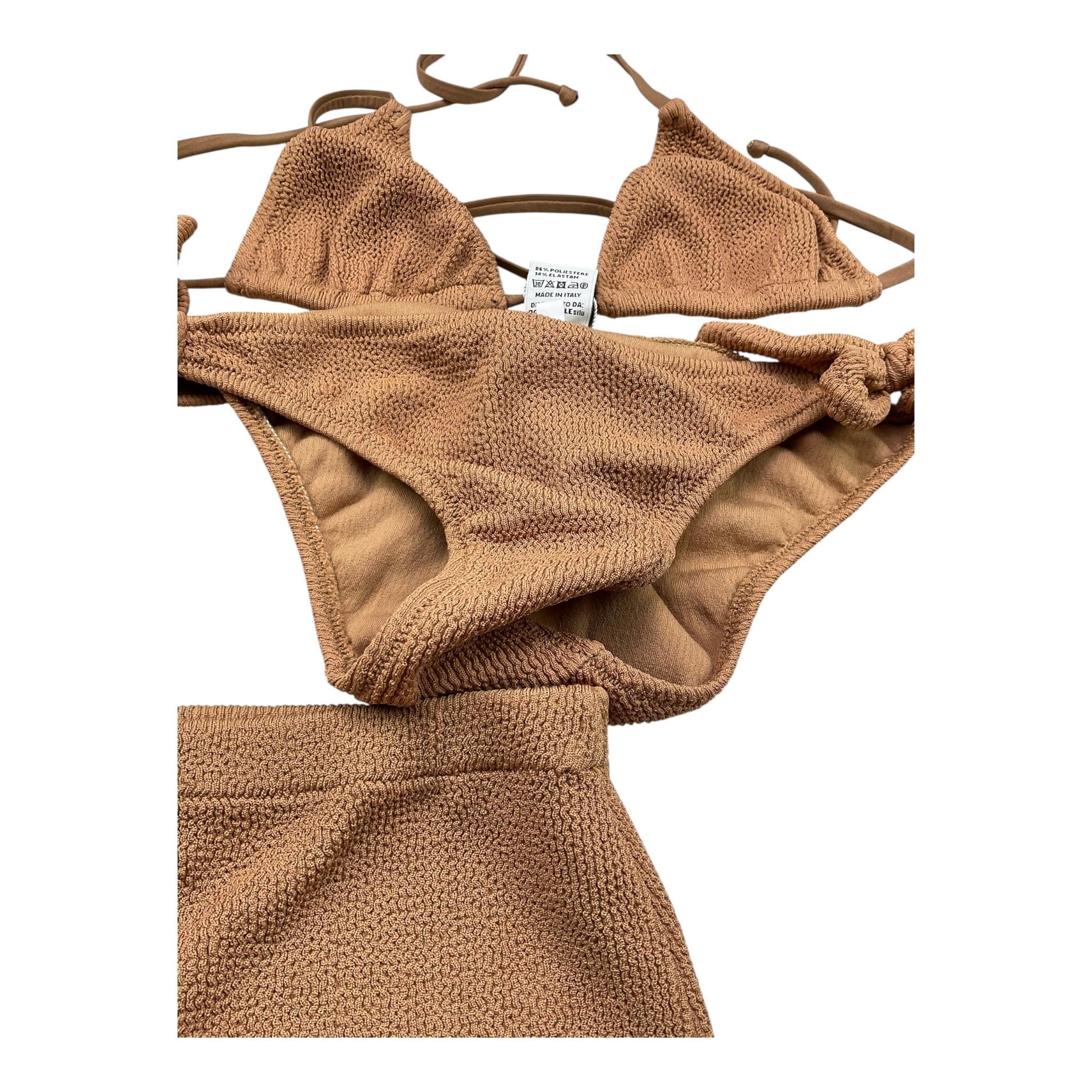 Matinée Completo 3 Pezzi Costume-Gonna Tinta Unita per Bambina CMMN CAMMELLO MATINÉE 