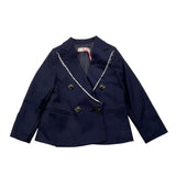 VICOLO giacca tinta unita con profili in contrasto Blu per Neonata 3141J00131N BLU VICOLO 