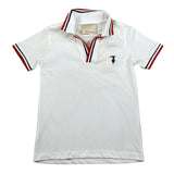 Trussardi Polo Mezza Manica Tinta Unita con Logo per Bambino TBP26003POJ BIANCO TRUSSARDI 