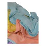 Fun & Fun Abito Multicolor Giromanica con Balze per Bambina DNCBDR01062 MULTICOLOR FUN & FUN 