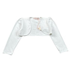 Please Coprispalle Tinta Unita per Bambina LG08032G73X BIANCO PLEASE 