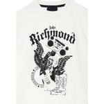 John Richmond Felpa Chiusa Girocollo Tinta Unita con Stampa per Neonato RBP25054FEN BIANCO JOHN RICHMOND 