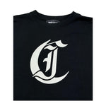 Just Cavalli T-Shirt Girocollo Tinta Unita con Stampa per Bambino JBP26014TS NERO JUST CAVALLI 