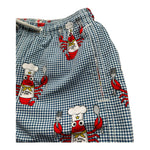 Saint Barth Costume Tinta Unita con Fantasia per Bambino 0073L BLU SAINT BARTH 