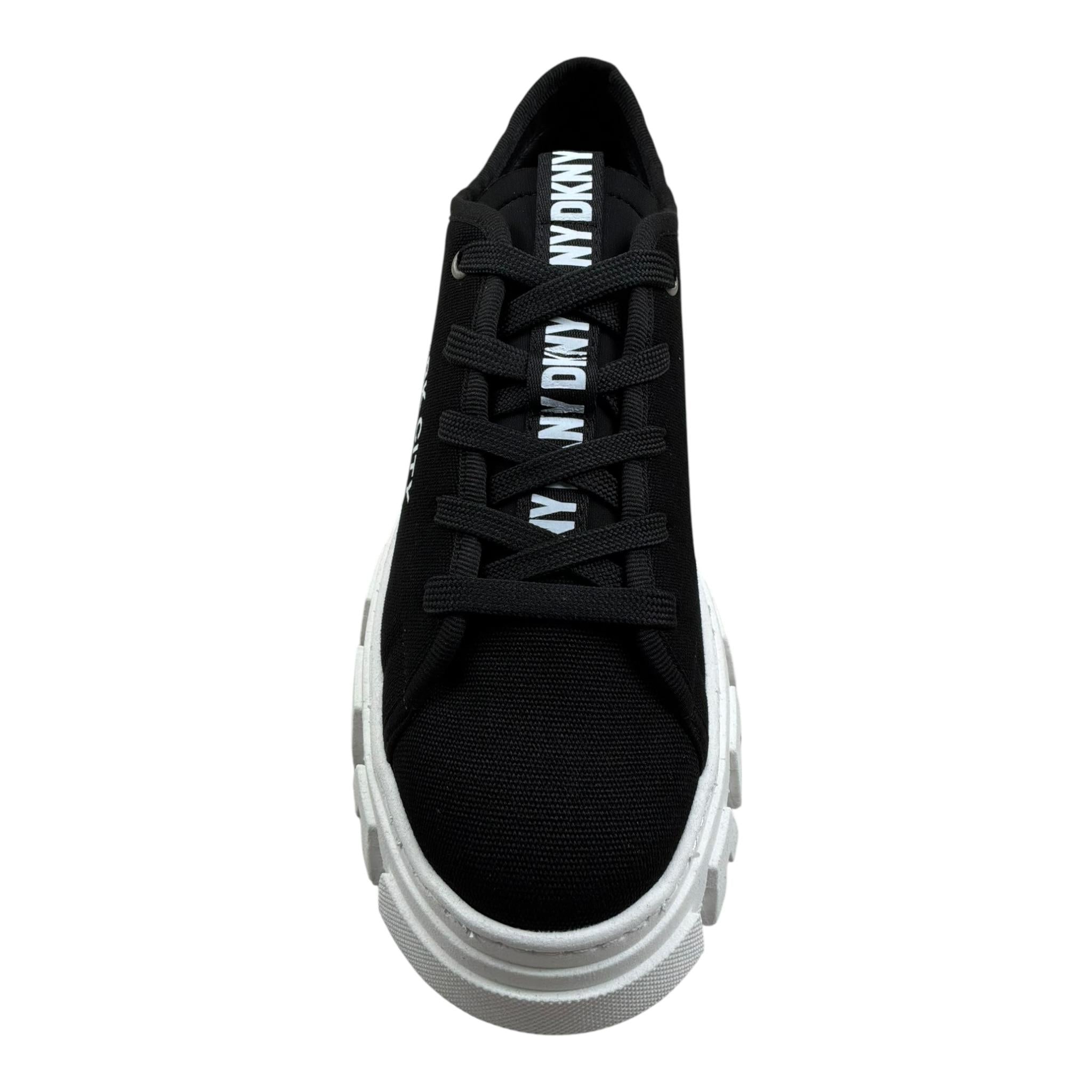 Dkny Sneakers Tinta Unita con Suola In Contrasto per Bambino D60123 NERO DKNY 