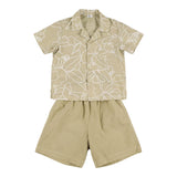 Il Gufo Completo 2 Pezzi Camicia-Bermuda per Bambino P25DP536C6068 VERDE IL GUFO 