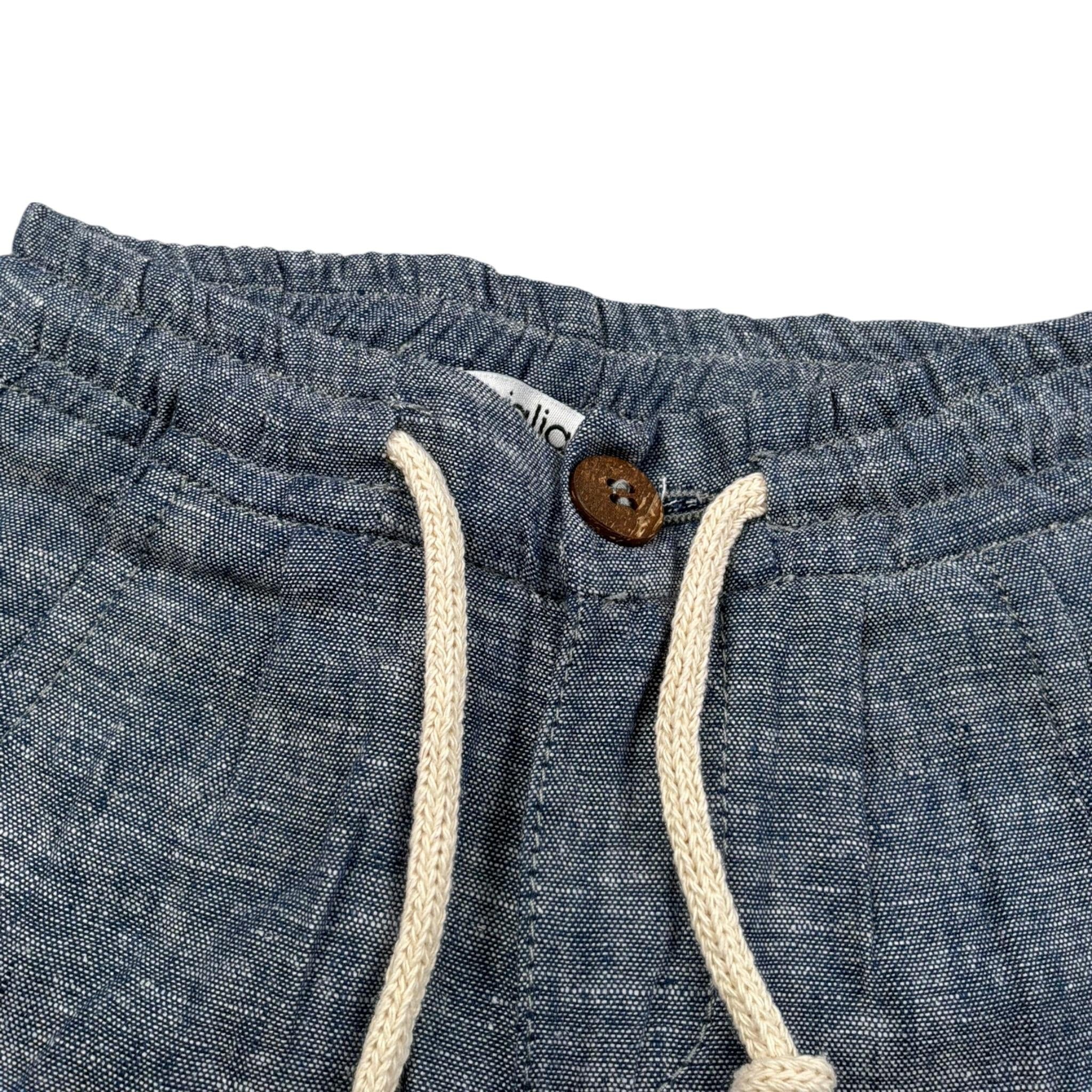 Siviglia Bermuda Tinta Unita con Elastico In Vita per Neonato SVNSO17308 BLU SIVIGLIA 