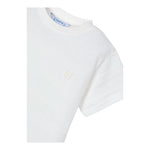Mayoral T-Shirt In Maglia Girocollo Tinta Unita per Bambino 3028 BIANCO MAYORAL 
