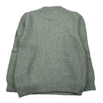 Stone Island Maglia Girocollo Tinta Unita con Logo per Bambino K1S165100019 VERDE STONE ISLAND 