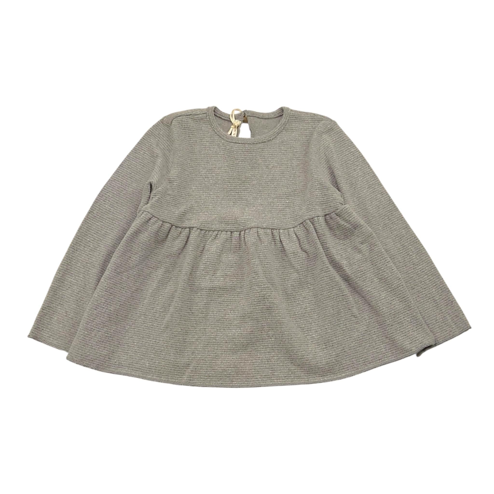 ZHOE & TOBIAH maglia girocollo tinta unita Grigio per Bambina LUK7 GRIGIO ZHOE & TOBIAH 