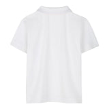 Timberland Polo Mezza Manica Tinta Unita con Logo per Bambino T6051010 BIANCO TIMBERLAND 