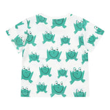 Stella Mccartney T-Shirt Girocollo Tinta Unita con Stampe Rana per Neonato TW8561 BIANCO STELLA McCARTNEY 