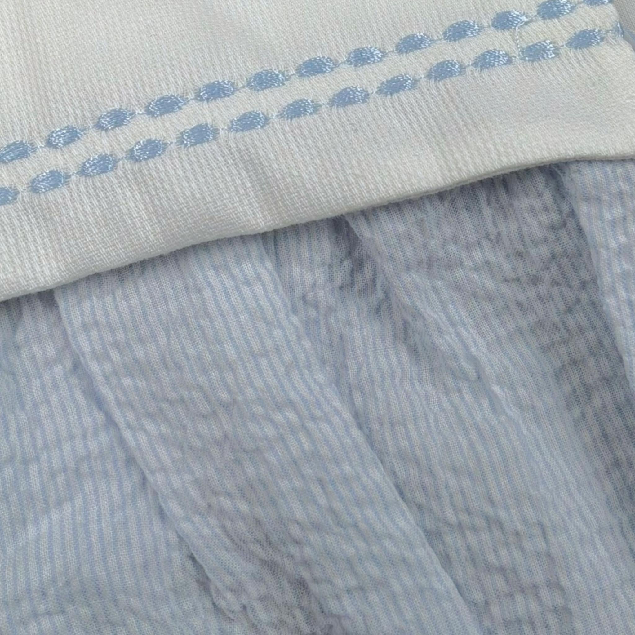 Lalalu' Pagliaccetto Bicolore Giromanica per Neonata PAL01P BIANCO/AZZURRO LALALU' 