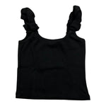 Lu Lu By Miss Grant Top Tinta Unita A Bretelle per Bambina LL3501 NERO LU LU BY MISS GRANT 