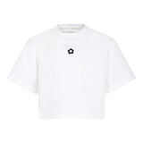 STELLA McCARTNEY t-shirt girocollo tinta unita con stampa in contrasto Bianco per Bambina TV8C41 BIANCO STELLA McCARTNEY 