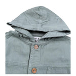 Play Up Giubbino Tinta Unita con Cappuccio per Neonato PA011AQ11401 VERDE PLAY UP 