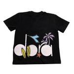 Diadora T-Shirt Girocollo Tinta Unita con Logo per Neonato S4DIBBTH085 NERO DIADORA 