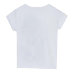 Liu Jo T-Shirt Girocollo Tinta Unita con Stampe per Neonata KA5082 BIANCO LIU JO 