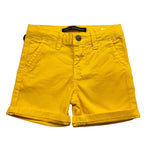 Daniele Alessandrini Bermuda Tinta Unita con Girovita Regolabile per Bambino 1296S00202 GIALLO DANIELE ALESSANDRINI 