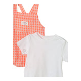 Teddy E Minou Completo 2 Pezzi T-Shirt-Pagliaccetto per Neonato E25CP063C3159X ARANCIONE FLUO TEDDY E MINOU 