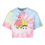 Stella Mccartney T-Shirt Multicolor con Stampa Spongebob Girocollo per Bambina TW8D41 MULTICOLOR STELLA McCARTNEY 