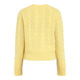 Ralph Lauren Cardigan Tinta Unita con Trecce per Bambina 312543047066 GIALLO RALPH LAUREN 