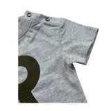 John Richmond T-Shirt Girocollo Tinta Unita con Stampa per Neonato RIP26067TS GRIGIO JOHN RICHMOND 