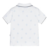 Boss Polo Mezza Manica Tinta Unita per Neonato J52099 BIANCO BOSS 