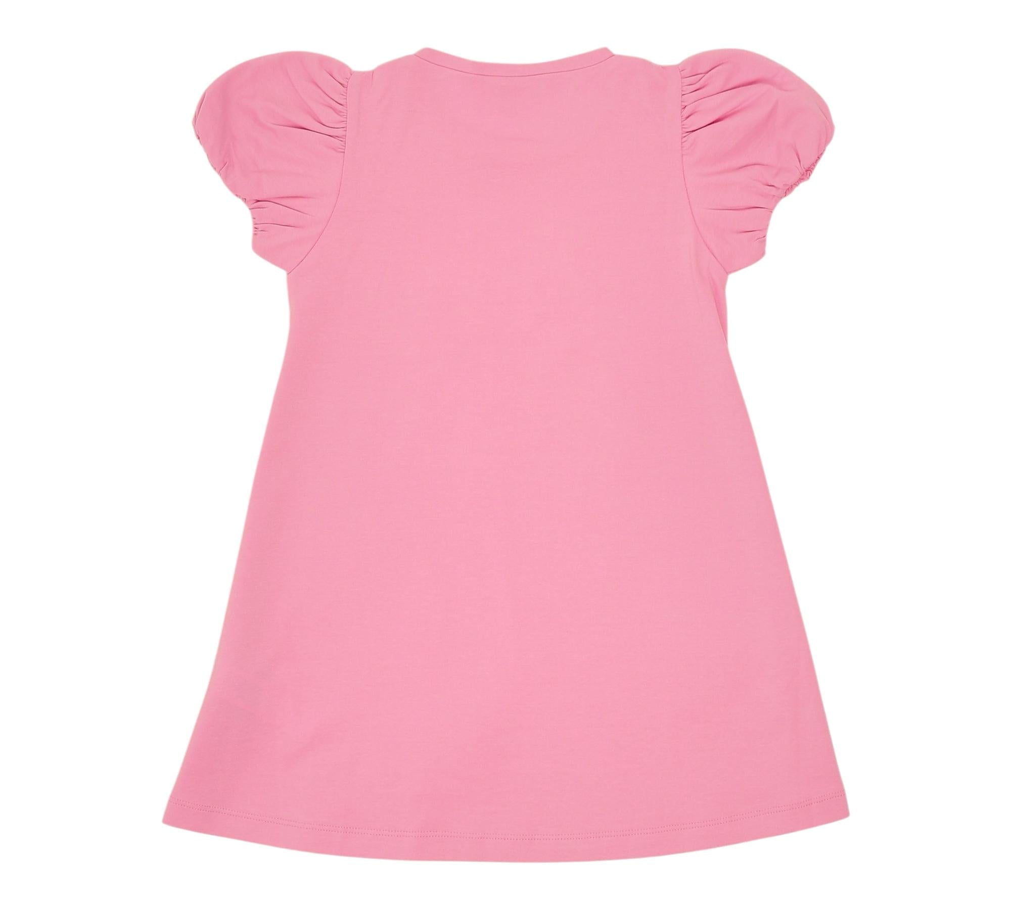 Liu Jo Abito Tinta Unita con Brillantini per Bambina KA5037XXX ROSA LIU JO 