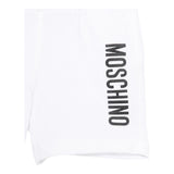 Moschino Bermuda Tinta Unita con Logo per Neonato MUQ01LN BIANCO MOSCHINO 